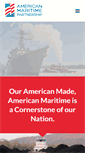 Mobile Screenshot of americanmaritimepartnership.com